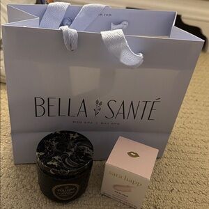 Voluspa Candle and Sara Happ Lip Scrub Set brand new!